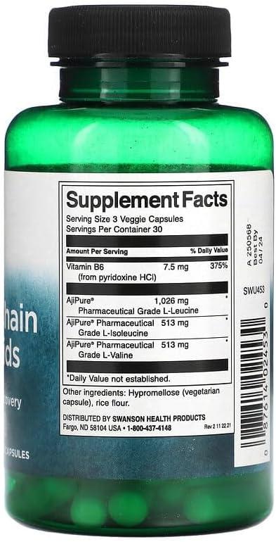 imageSwanson ULT Veg BCAA FEAT AJIPURE 90VEGANCAP