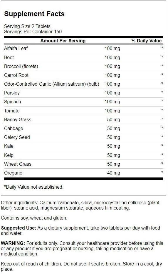 imageSwanson Veggies4Life 300 Tabs