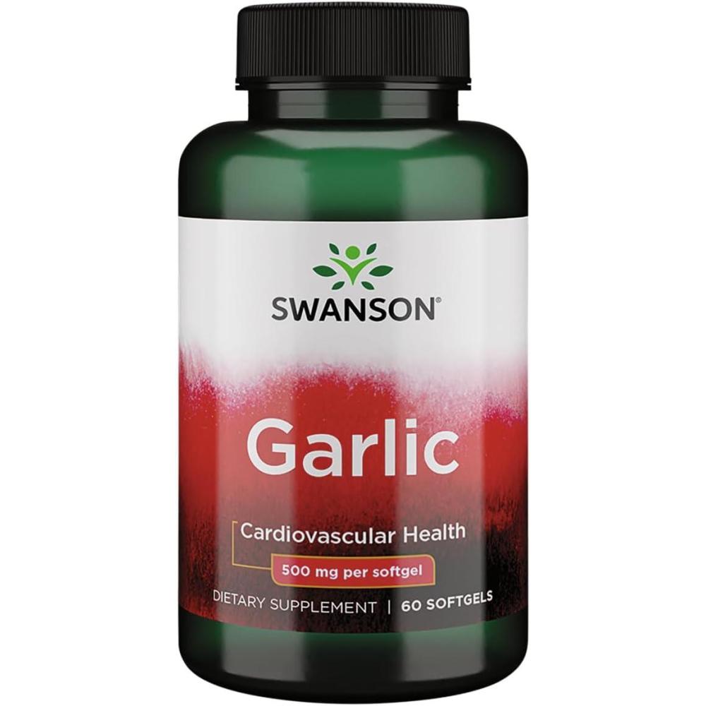 imageSwanson Garlic 500 Milligrams 60 Sgels