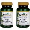 imageSwanson Full Spectrum Chaga Mushroom Antioxidant Immune Support 400 Milligrams 60 Capsules 2 Pack