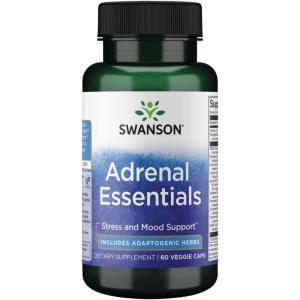Swanson Adrenal Essentials 60 Veg Capsules