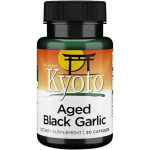 Swanson Aged Black Garlic 650 Milligrams 30 Capsules