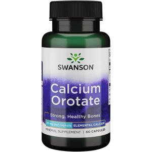 Swanson Calcium Orotate 85 Milligrams 60 Capsules