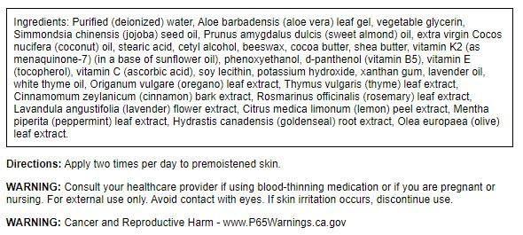 imageSwanson Vitamin K Cream with Menaquinone72 fl Ounce 59 ml Nourishing Cream for Skin Health and Vibrance2 Fl Oz Pack of 1