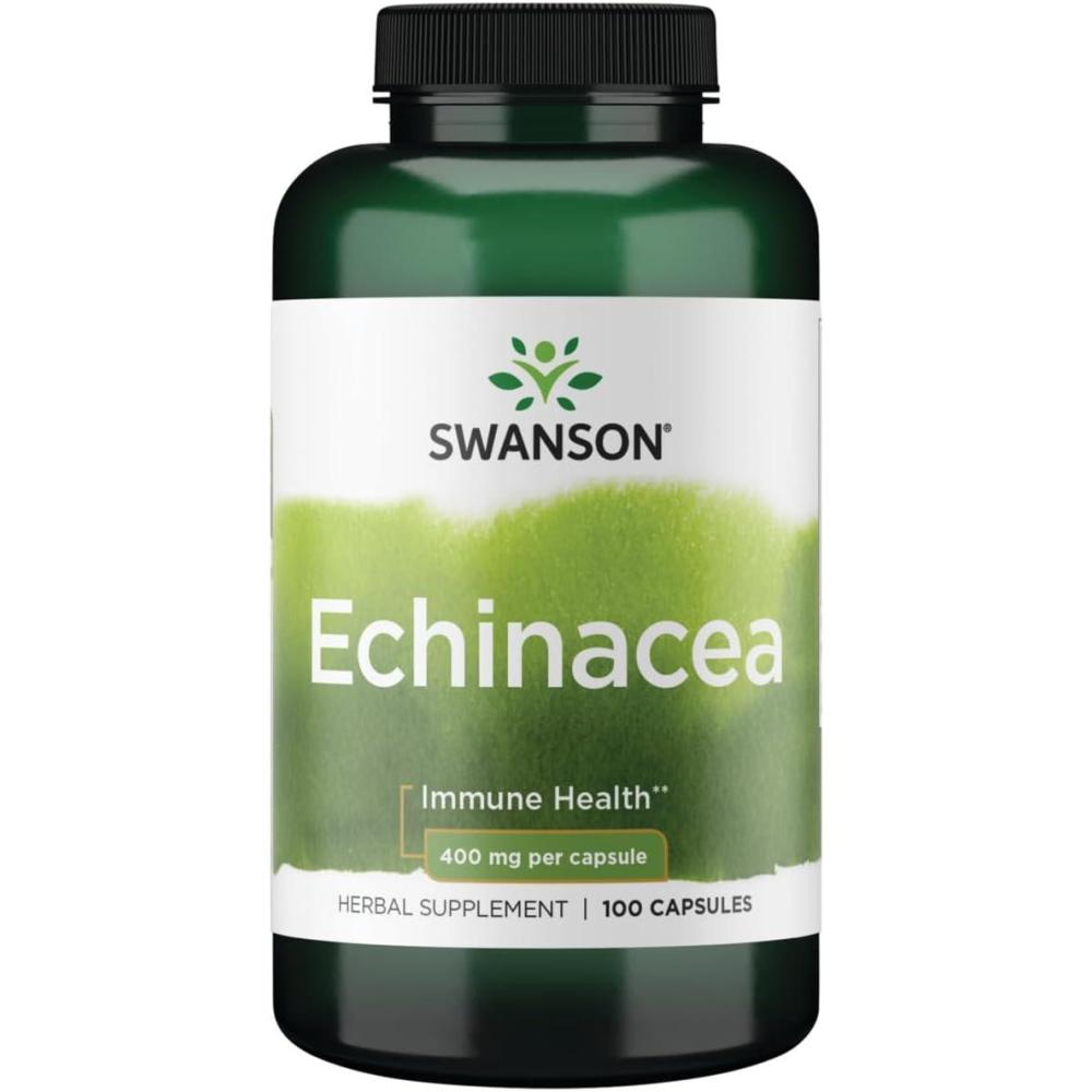 imageSwanson Echinacea 400 Milligrams 100 Capsules