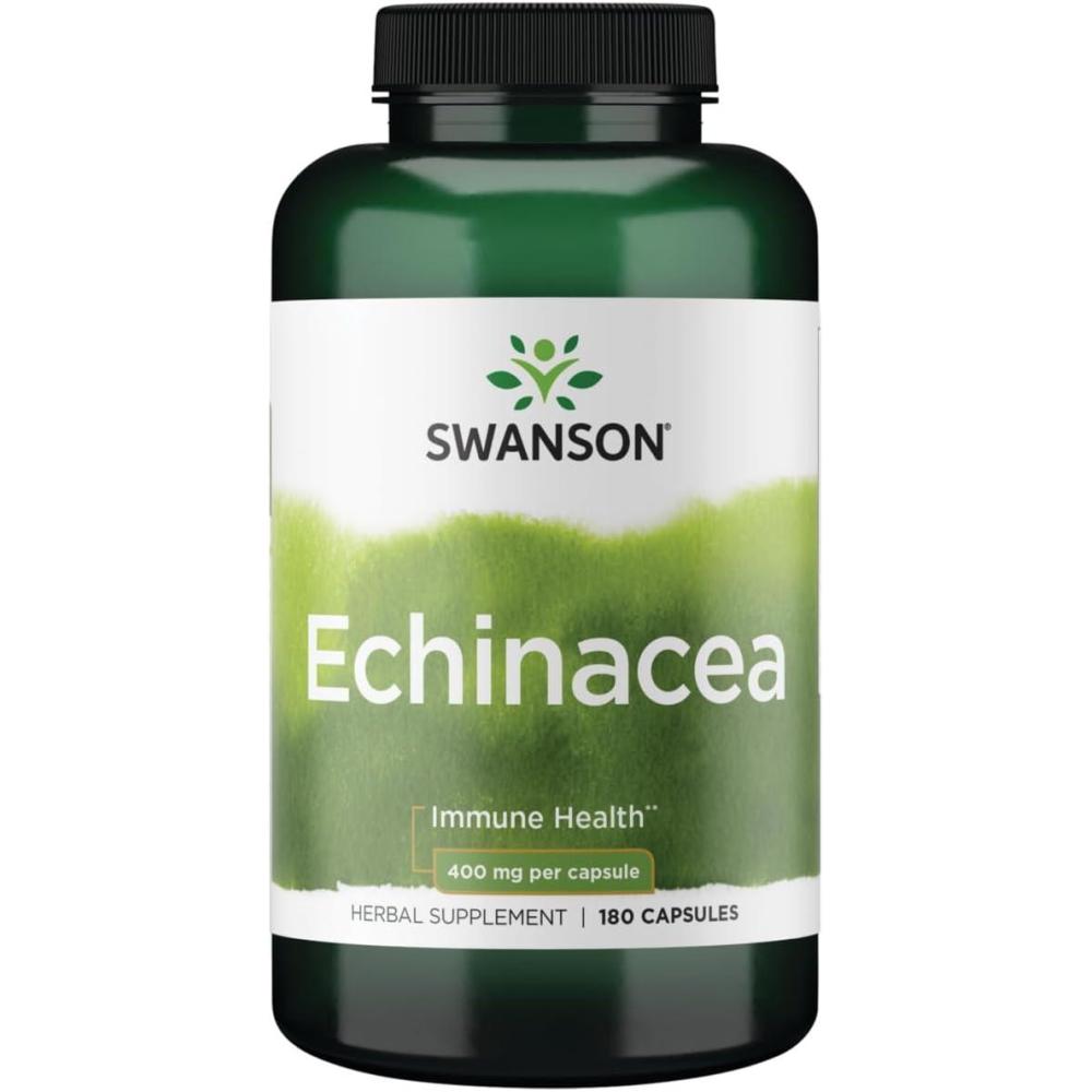 imageSwanson Echinacea 400 Milligrams 180 Capsules
