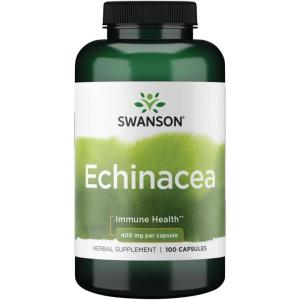 Swanson Echinacea 400 Milligrams 100 Capsules