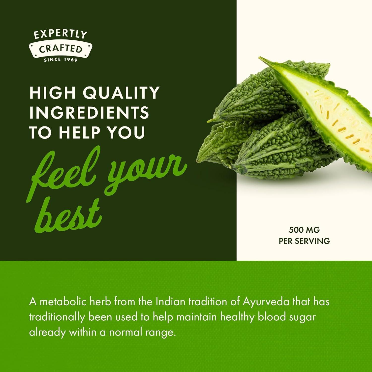 imageSwanson Full Spectrum Bitter Melon Momordica 500 Milligrams 60 Capsules60 count Pack of 1