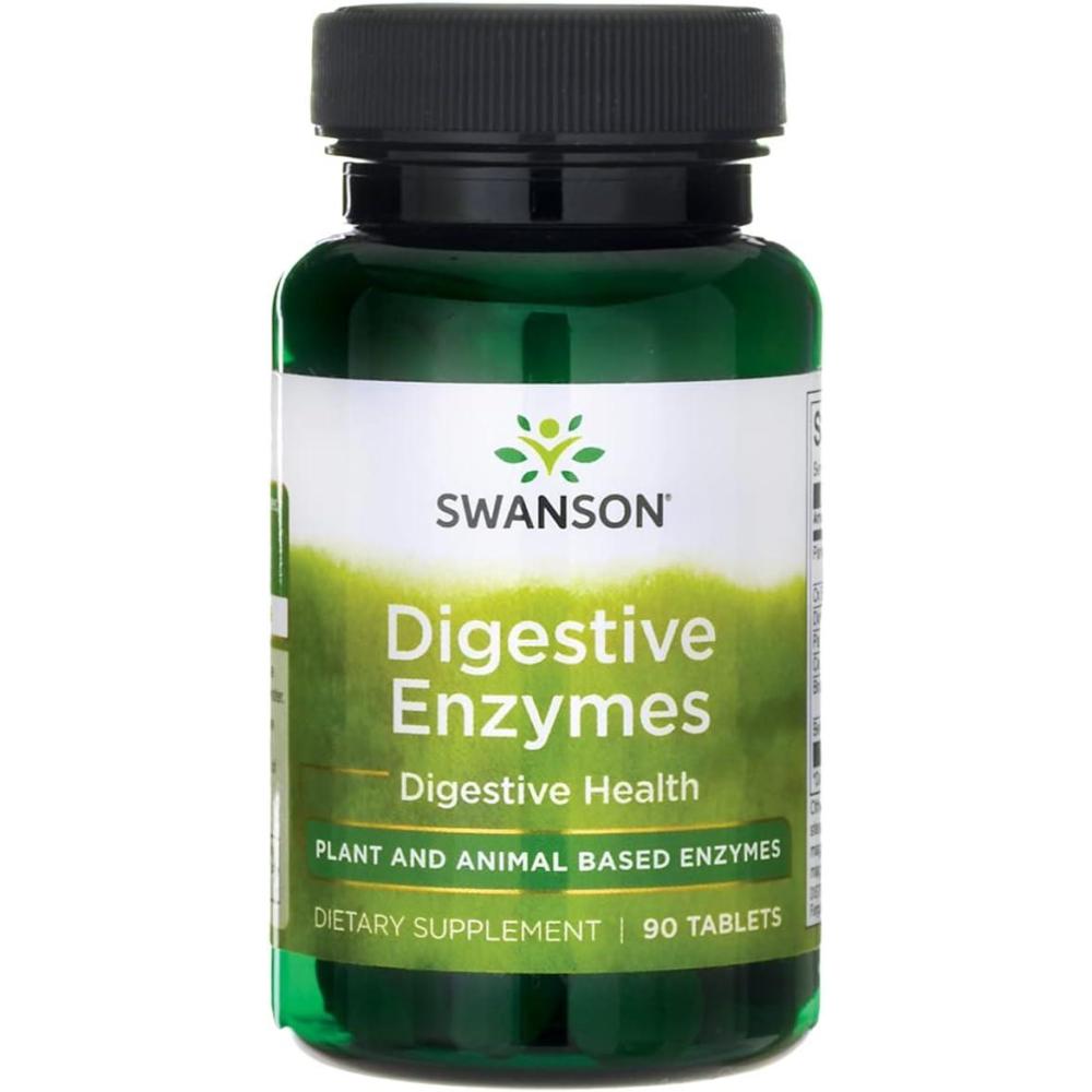 imageSwanson Digestive Enzymes  Promotes Digestive Health Support  Aids Healthy Digestion of Carbs Proteins amp Fats  90 Tablets