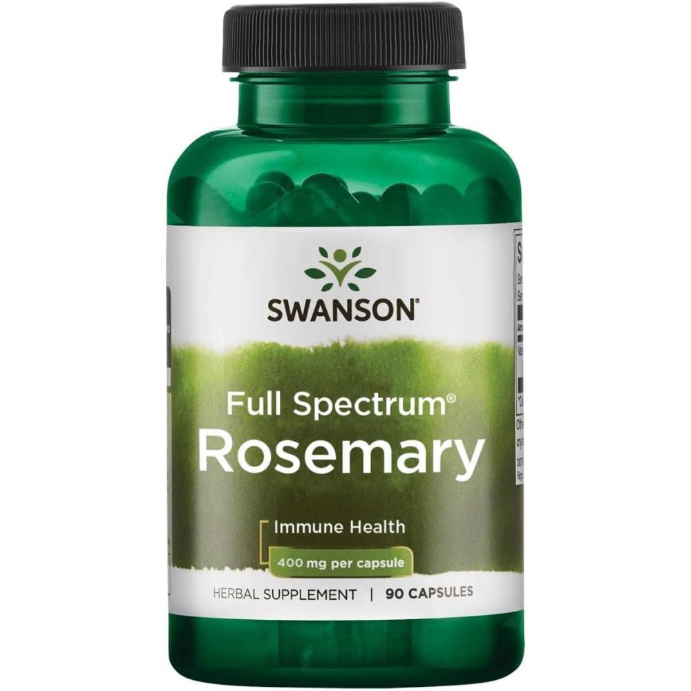 imageSwanson Full Spectrum Rosemary Herbal Supplement Promoting Immune Health Support Natural Formula to Help Defend The Body amp Support Overall Wellness 90 Capsules 400mg Each90 Count Pack of 1