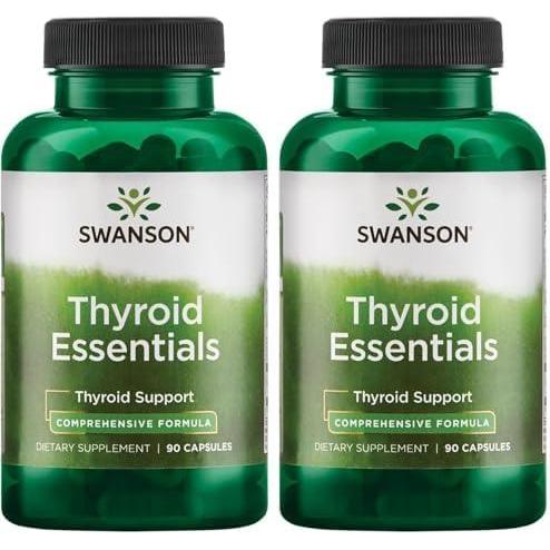 imageSwanson Thyroid Essentials 90 Capsules90 Count Pack of 2