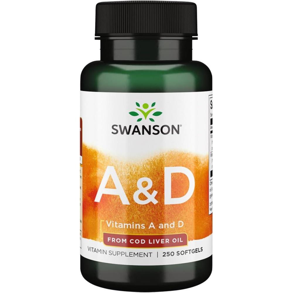 imageSwanson Vitamin A amp D Skin Eye Immune System Health 250 Sgels