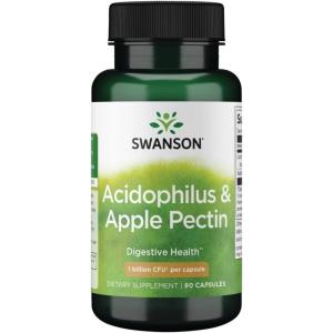 Swanson Acidophilus & Apple Pectin 90 Capsules