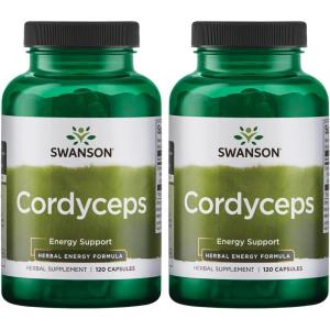 Swanson Cordyceps 600 Milligrams 120 Capsules(120 Count (Pack of 2))