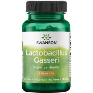 Swanson Lactobacillus Gasseri – Probiotic Supplement Supporting Digestive Health with 3 Billion CFU – Design-Release Satiety & Fat Metabolism Support – (60 Veggie Capsules) 2 Bottles(1)