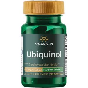 Swanson Maximum Strength Ubiquinol 200 Milligrams 30 Sgels
