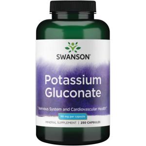 Swanson Potassium (Gluconate) 99 Milligrams 250 Capsules