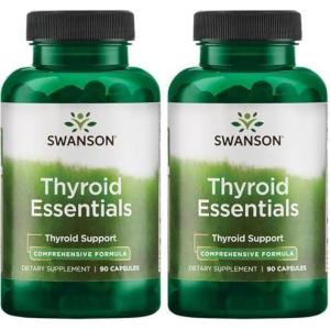 Swanson Thyroid Essentials 90 Capsules(90 Count (Pack of 2))