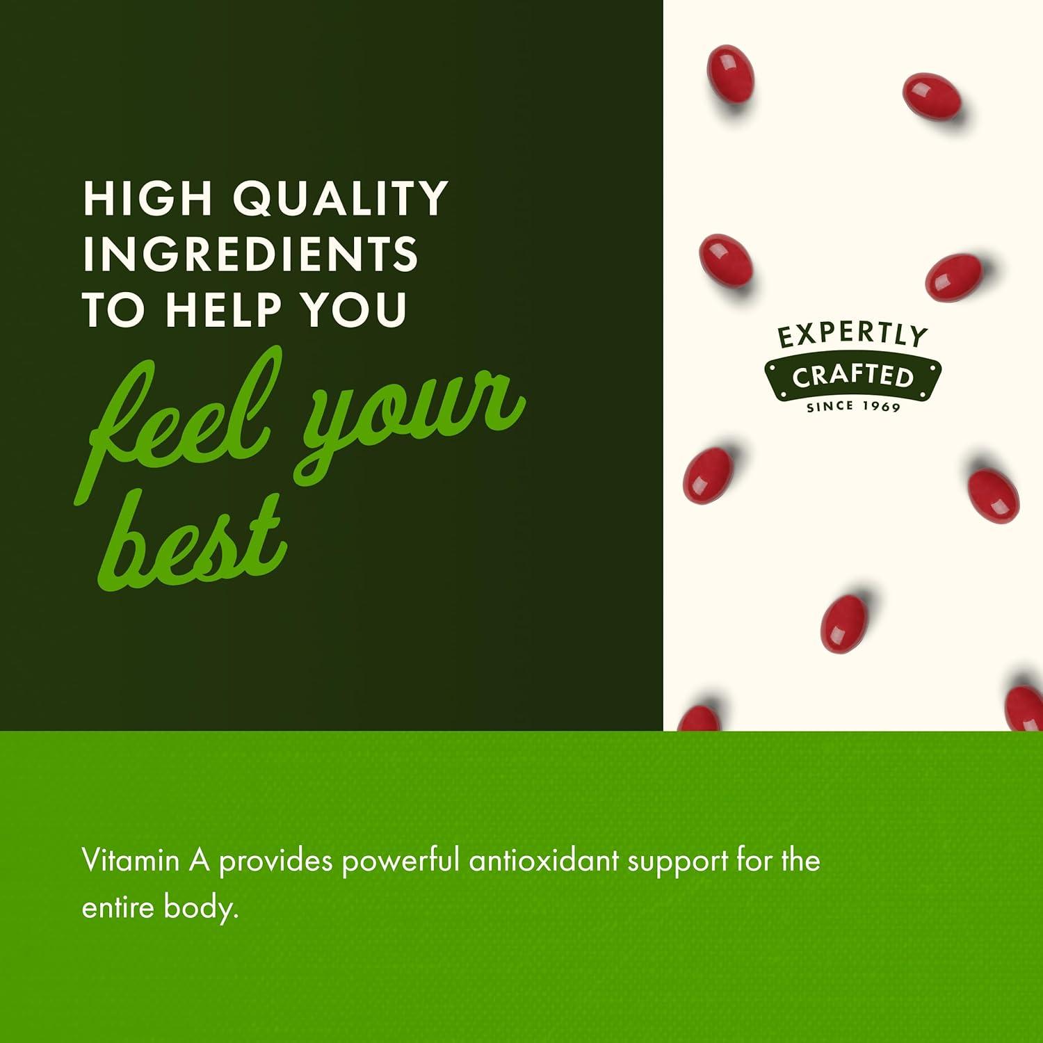 imageSwanson BetaCarotene Vitamin A 25000 Iu 7500 mcg 100 Sgels300 Count Pack of 3