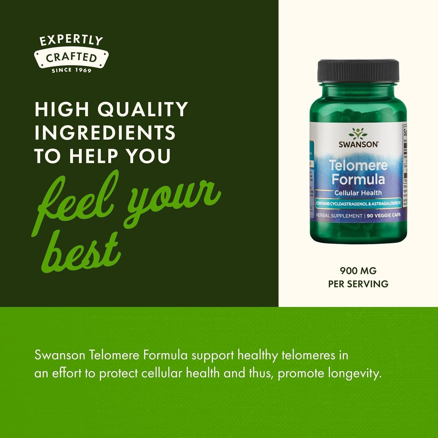 imageSwanson Telomere Formula 90 Veg Caps 3 Pack