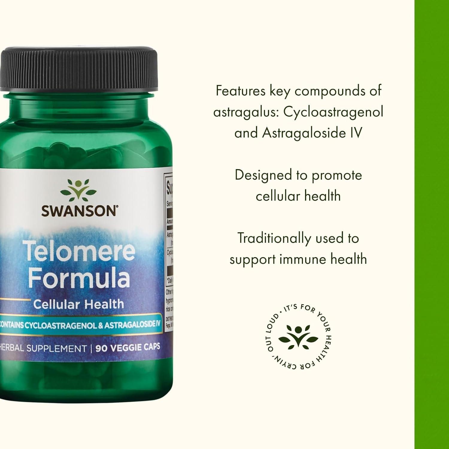 imageSwanson Telomere Formula 90 Veg Caps 3 Pack