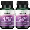 imageSwanson Vegan Collagen Builder  Featuring Dermaval  Hair Skin Nail Health  60 Veg Caps 2 Pack