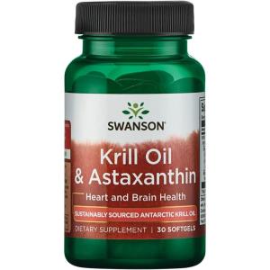 Swanson EFA Krill Oil & ASTAXANTHIN 30 SGELS