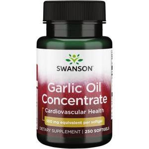 Swanson Garlic Oil Equivalent to 500 Milligrams 250 Sgels