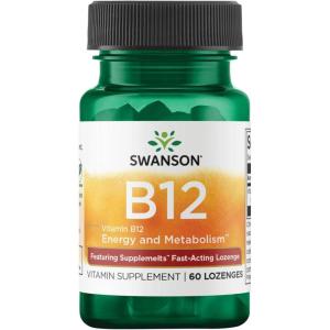 Swanson Supplemelts Sublingual Vitamin B-12 5 Milligrams 60 Tabs