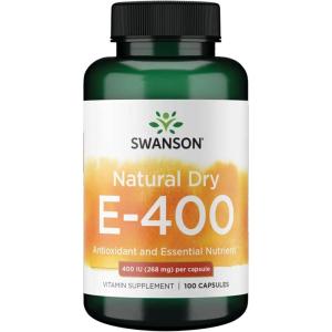 Swanson Natural Dry Vitamin E 400 Iu (180.2 Milligrams) 100 Capsules