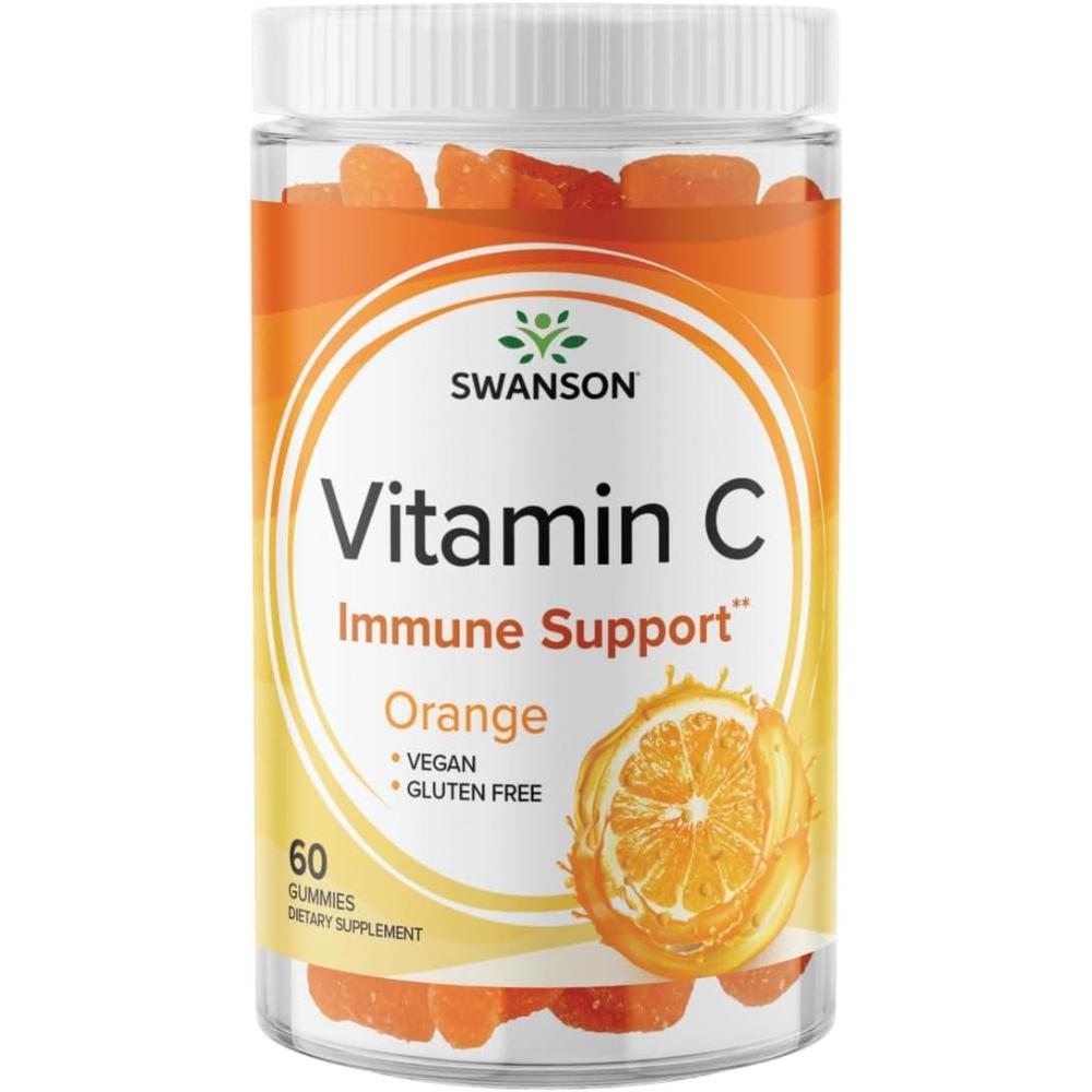imageSwanson Vitamin C Gummies Orange 125 mg 60 Gummies